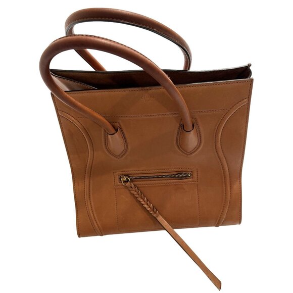 Celine Luggage Medium Phantom Tote in Brown Leather - Picture 1 of 9